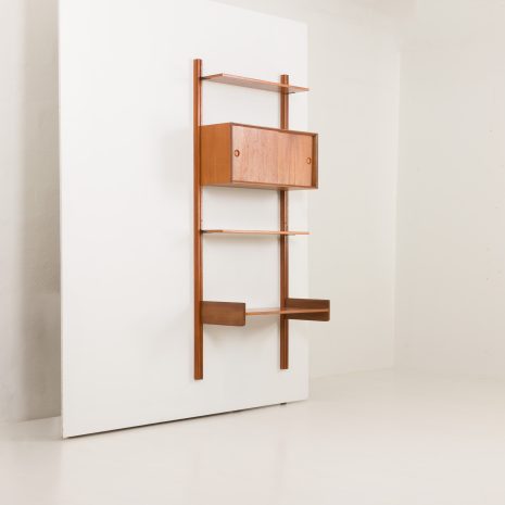 23364 one bay teak wall unit Sven Andersen-3 23364 one bay teak wall unit Sven Andersen-3