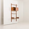 23364 one bay teak wall unit Sven Andersen-4