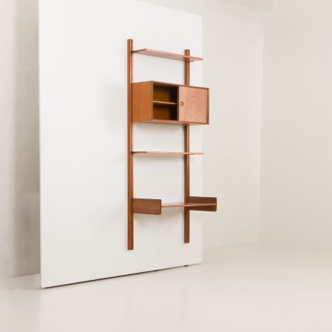 23364 one bay teak wall unit Sven Andersen-4 23364 one bay teak wall unit Sven Andersen-4