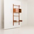 23364 one bay teak wall unit Sven Andersen-5