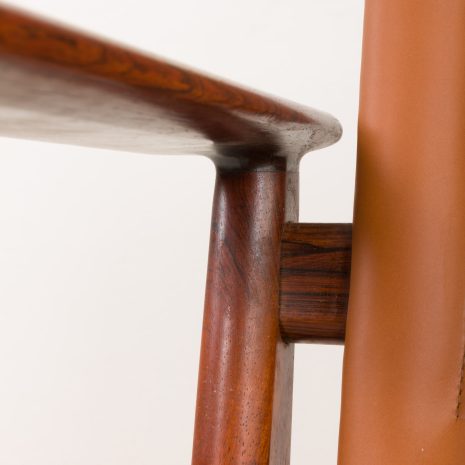 23452 Arne Vodder executive desk chair for Sibast in rosewood and light brown leather, Denmark 1960s-14 23452 Arne Vodder executive desk chair for Sibast in rosewood and light brown leather, Denmark 1960s-14