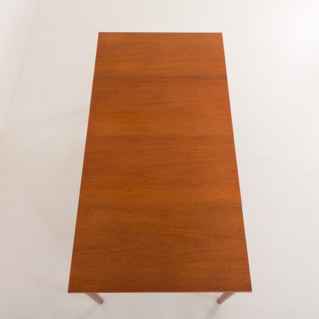 24084 Danish square teak table with hidden extensions, 1960s-4 24084 Danish square teak table with hidden extensions, 1960s-4