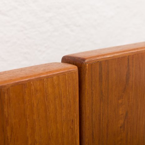 24130 Hans J. Wegner double bed in teak and leather for Getama, 1950s-12 24130 Hans J. Wegner double bed in teak and leather for Getama, 1950s-12