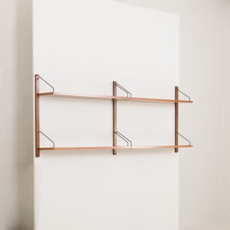 24155 Poul Cadovius two bay walnut wall unit-3 24155 Poul Cadovius two bay walnut wall unit-3