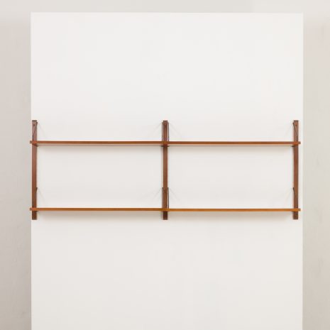 24155 Poul Cadovius two bay walnut wall unit-4 24155 Poul Cadovius two bay walnut wall unit-4
