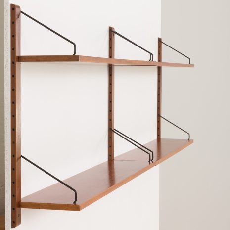 24155 Poul Cadovius two bay walnut wall unit-6 24155 Poul Cadovius two bay walnut wall unit-6