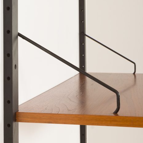 24235 Poul Cadovius walnut wall unit with extra large shelf, Denmark 1960s-6 24235 Poul Cadovius walnut wall unit with extra large shelf, Denmark 1960s-6