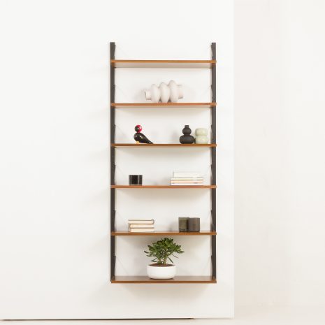 24236 Poul Cadovius one bay walnut wall unit-2 24236 Poul Cadovius one bay walnut wall unit-2