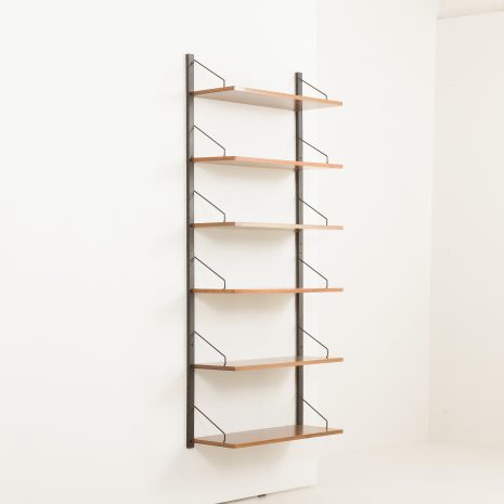 24236 Poul Cadovius one bay walnut wall unit-4 24236 Poul Cadovius one bay walnut wall unit-4