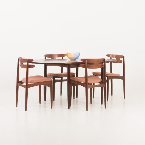24251 Johannes Andersen 4 teak dining chairs-3 24251 Johannes Andersen 4 teak dining chairs-3