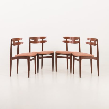 24251 Johannes Andersen 4 teak dining chairs-4 24251 Johannes Andersen 4 teak dining chairs-4