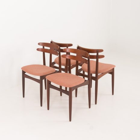 24251 Johannes Andersen 4 teak dining chairs-5 24251 Johannes Andersen 4 teak dining chairs-5
