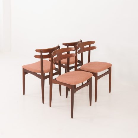 24251 Johannes Andersen 4 teak dining chairs-6 24251 Johannes Andersen 4 teak dining chairs-6