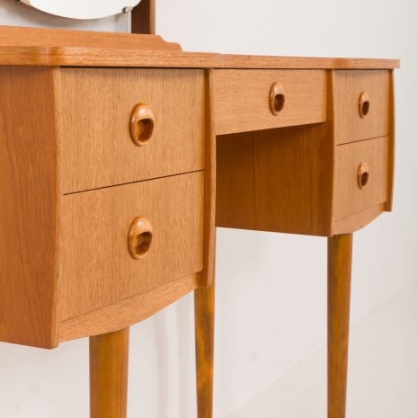 24277 Scandinavian mid century dressing table with adjustable mirrors, Norway 1970s-10 24277 Scandinavian mid century dressing table with adjustable mirrors, Norway 1970s-10