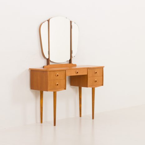 24277 Scandinavian mid century dressing table with adjustable mirrors, Norway 1970s-3 24277 Scandinavian mid century dressing table with adjustable mirrors, Norway 1970s-3