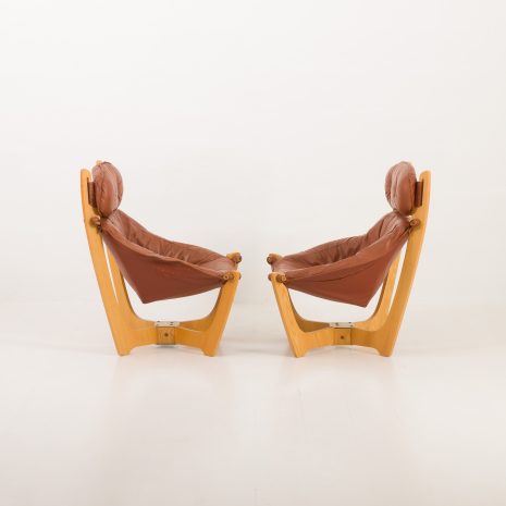 24292 Luna lounge chairs by Odd Knutsen for Hjellegjerde, Norway 1970s-10 24292 Luna lounge chairs by Odd Knutsen for Hjellegjerde, Norway 1970s-10