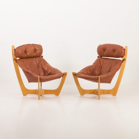 24292 Luna lounge chairs by Odd Knutsen for Hjellegjerde, Norway 1970s-3 24292 Luna lounge chairs by Odd Knutsen for Hjellegjerde, Norway 1970s-3