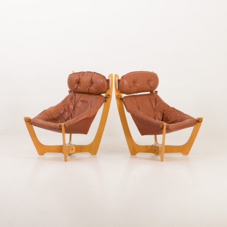 24292 Luna lounge chairs by Odd Knutsen for Hjellegjerde, Norway 1970s-5 24292 Luna lounge chairs by Odd Knutsen for Hjellegjerde, Norway 1970s-5