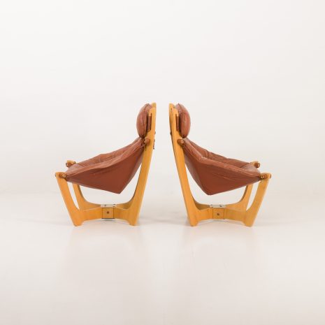 24292 Luna lounge chairs by Odd Knutsen for Hjellegjerde, Norway 1970s-6 24292 Luna lounge chairs by Odd Knutsen for Hjellegjerde, Norway 1970s-6