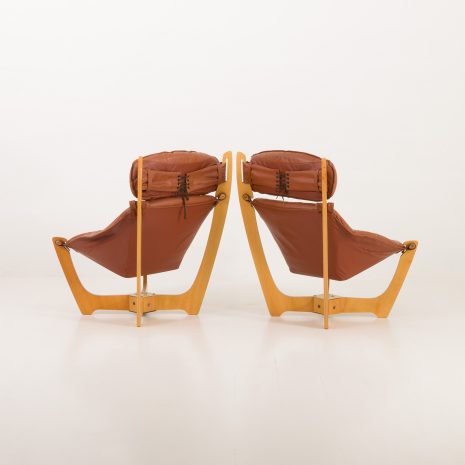 24292 Luna lounge chairs by Odd Knutsen for Hjellegjerde, Norway 1970s-7 24292 Luna lounge chairs by Odd Knutsen for Hjellegjerde, Norway 1970s-7