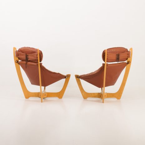 24292 Luna lounge chairs by Odd Knutsen for Hjellegjerde, Norway 1970s-9 24292 Luna lounge chairs by Odd Knutsen for Hjellegjerde, Norway 1970s-9