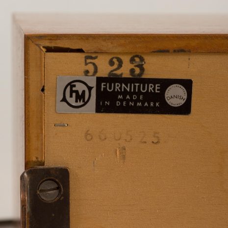 24296 Kai Kristiansen four bay teak wall unit for FM Mobler, Denmark, 1960s-25 24296 Kai Kristiansen four bay teak wall unit for FM Mobler, Denmark, 1960s-25