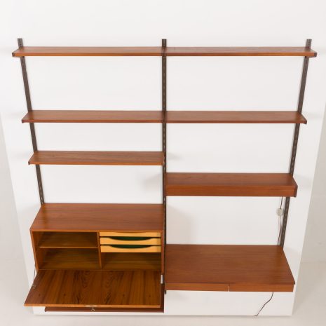24299 Kai Kristiansen two bay teak wall unit-10 24299 Kai Kristiansen two bay teak wall unit-10