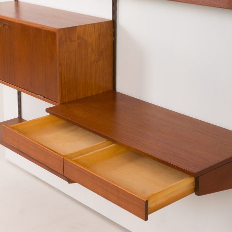 24299 Kai Kristiansen two bay teak wall unit-13 24299 Kai Kristiansen two bay teak wall unit-13