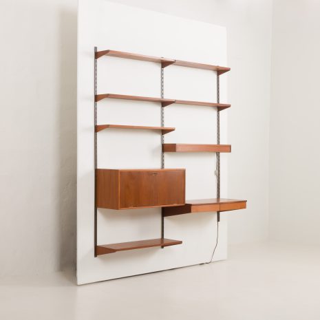 24299 Kai Kristiansen two bay teak wall unit-5 24299 Kai Kristiansen two bay teak wall unit-5