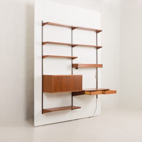 24299 Kai Kristiansen two bay teak wall unit-7 24299 Kai Kristiansen two bay teak wall unit-7