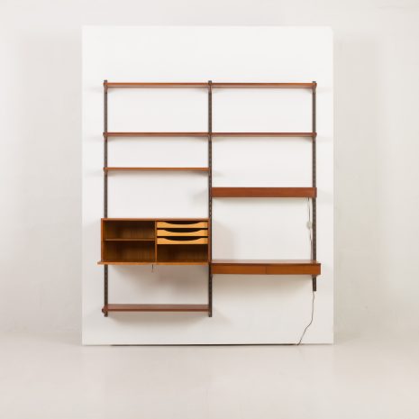 24299 Kai Kristiansen two bay teak wall unit-9 24299 Kai Kristiansen two bay teak wall unit-9