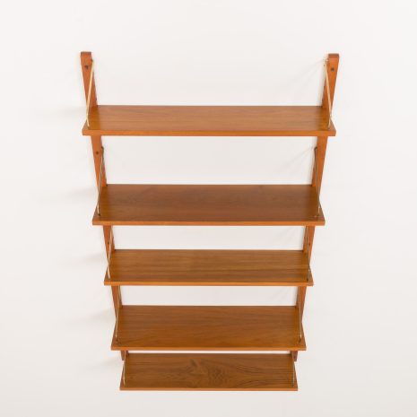 24306 Poul Cadovius one bay teak wall unit-5 24306 Poul Cadovius one bay teak wall unit-5