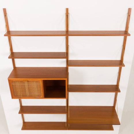 24307 Poul Cadovius style Danish mid century home office wall unit, Denmark 1960s-5 24307 Poul Cadovius style Danish mid century home office wall unit, Denmark 1960s-5