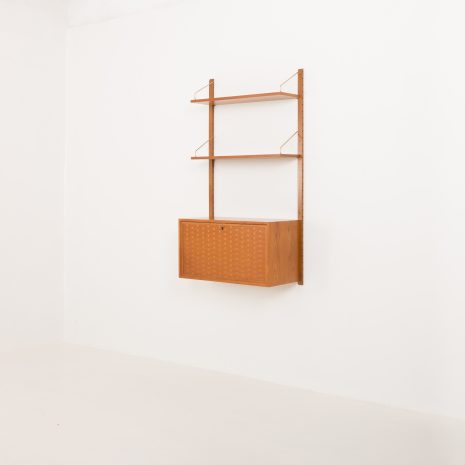 24311 Poul Cadovius one bay teak wall unit-3 24311 Poul Cadovius one bay teak wall unit-3