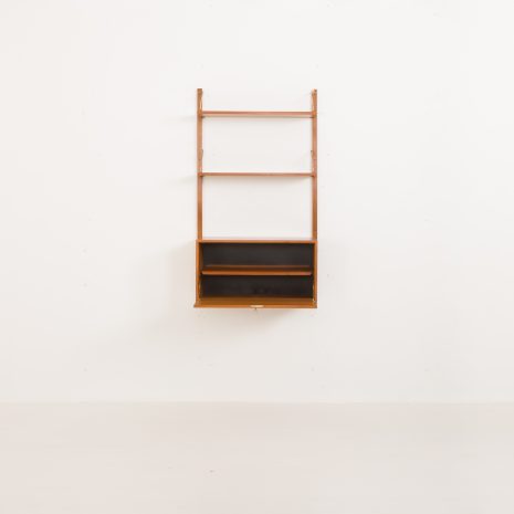 24311 Poul Cadovius one bay teak wall unit-5 24311 Poul Cadovius one bay teak wall unit-5