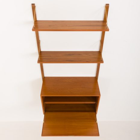 24311 Poul Cadovius one bay teak wall unit-7 24311 Poul Cadovius one bay teak wall unit-7