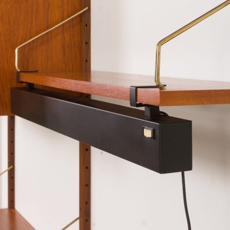 24312 Poul Cadovius two bay teak wall unit-13 24312 Poul Cadovius two bay teak wall unit-13