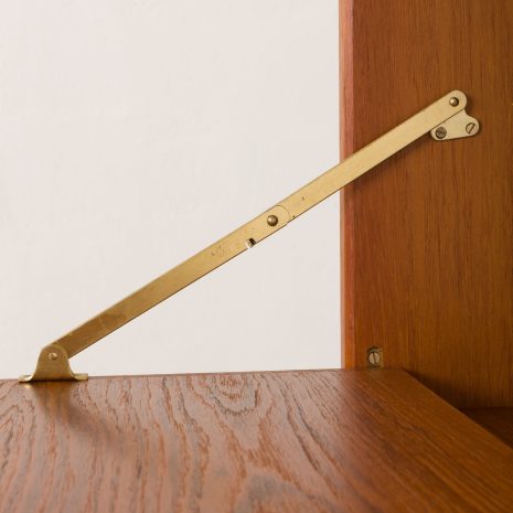 24314 Poul Cadovius 3 bay teak wall unit for Cado, 1960s-16 24314 Poul Cadovius 3 bay teak wall unit for Cado, 1960s-16