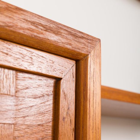 24314 Poul Cadovius 3 bay teak wall unit for Cado, 1960s-20 24314 Poul Cadovius 3 bay teak wall unit for Cado, 1960s-20