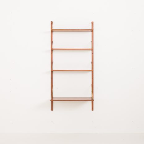 24315 Poul Cadovius teak home office wall unit with a desk-shelf, Denmark 1960s-4 24315 Poul Cadovius teak home office wall unit with a desk-shelf, Denmark 1960s-4