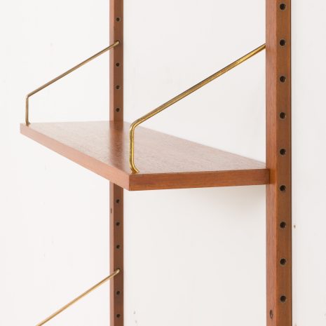 24315 Poul Cadovius teak home office wall unit with a desk-shelf, Denmark 1960s-6 24315 Poul Cadovius teak home office wall unit with a desk-shelf, Denmark 1960s-6