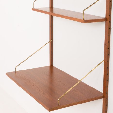 24315 Poul Cadovius teak home office wall unit with a desk-shelf, Denmark 1960s-7 24315 Poul Cadovius teak home office wall unit with a desk-shelf, Denmark 1960s-7