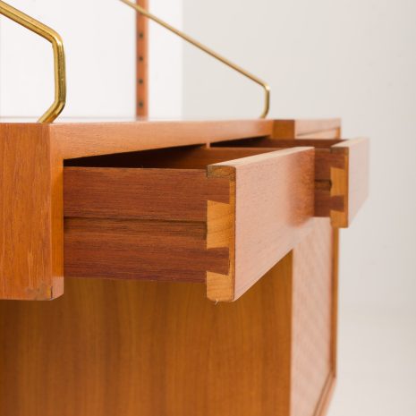 24317 Poul Cadovius Home office wall unit in teak, Cado, Denmark 1960s.-12 24317 Poul Cadovius Home office wall unit in teak, Cado, Denmark 1960s.-12