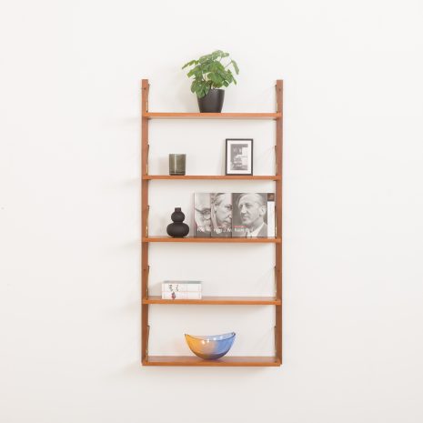 24319 Poul Cadovius one bay teak wall unit 70 wide-1 24319 Poul Cadovius one bay teak wall unit 70 wide-1