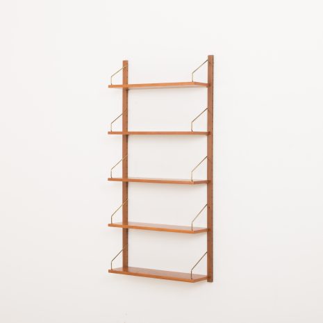 24319 Poul Cadovius one bay teak wall unit 70 wide-3 24319 Poul Cadovius one bay teak wall unit 70 wide-3