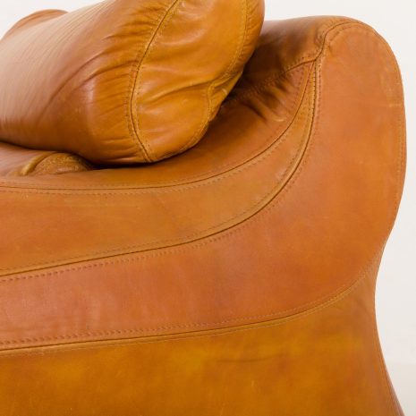24321 Italian Space Age aniline leather armchair, 1970s-16 24321 Italian Space Age aniline leather armchair, 1970s-16