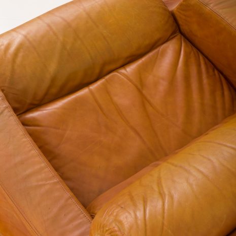 24321 Italian Space Age aniline leather armchair, 1970s-18 24321 Italian Space Age aniline leather armchair, 1970s-18