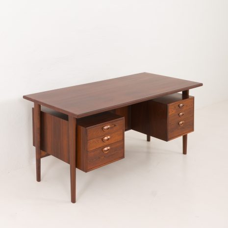 24326 Kai Kristiansen Executive wood Desk Model 59 for Feldballes Möbelfabrik, Denmark, 1960s-11 24326 Kai Kristiansen Executive wood Desk Model 59 for Feldballes Möbelfabrik, Denmark, 1960s-11