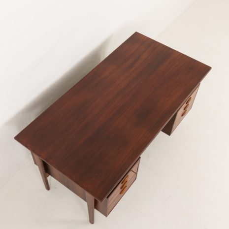 24326 Kai Kristiansen Executive wood Desk Model 59 for Feldballes Möbelfabrik, Denmark, 1960s-16 24326 Kai Kristiansen Executive wood Desk Model 59 for Feldballes Möbelfabrik, Denmark, 1960s-16