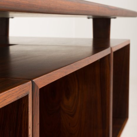 24326 Kai Kristiansen Executive wood Desk Model 59 for Feldballes Möbelfabrik, Denmark, 1960s-19 24326 Kai Kristiansen Executive wood Desk Model 59 for Feldballes Möbelfabrik, Denmark, 1960s-19